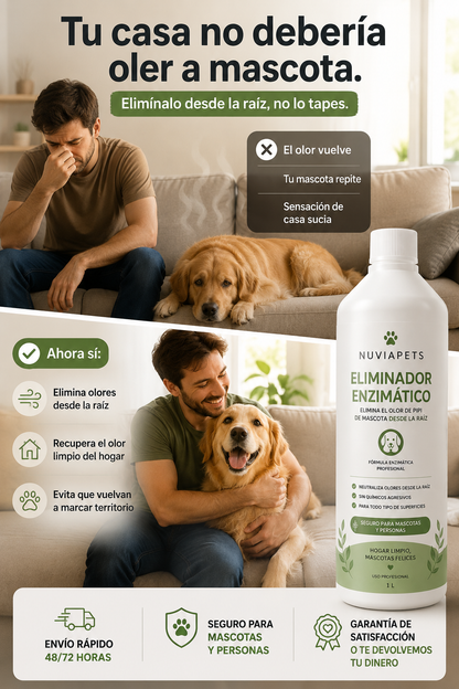 NUVIAPETS™ ELIMINADOR ENZIMÁTICO