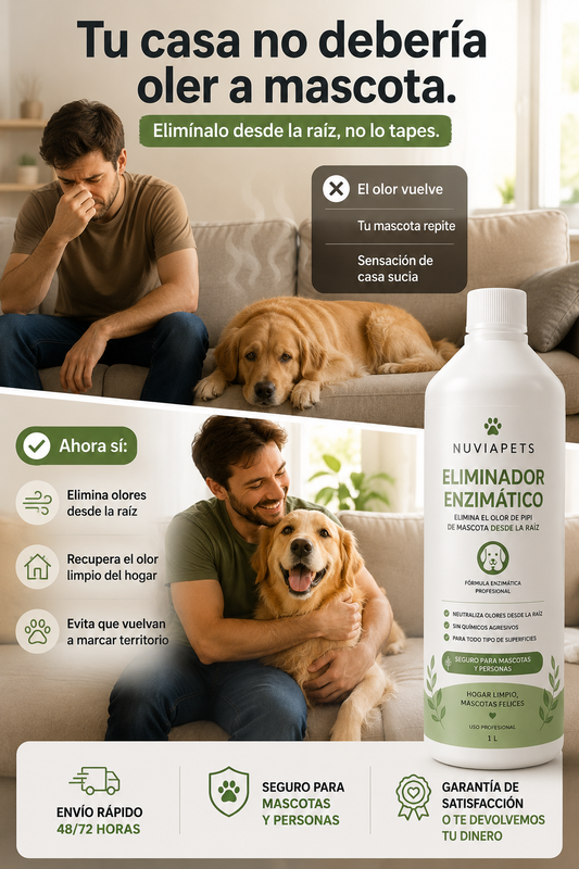 NUVIAPETS™ ELIMINADOR ENZIMÁTICO
